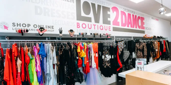 Love2Dance Boutique — το κατάστημα στην Αγίου Νικολάου 55, Βόλος